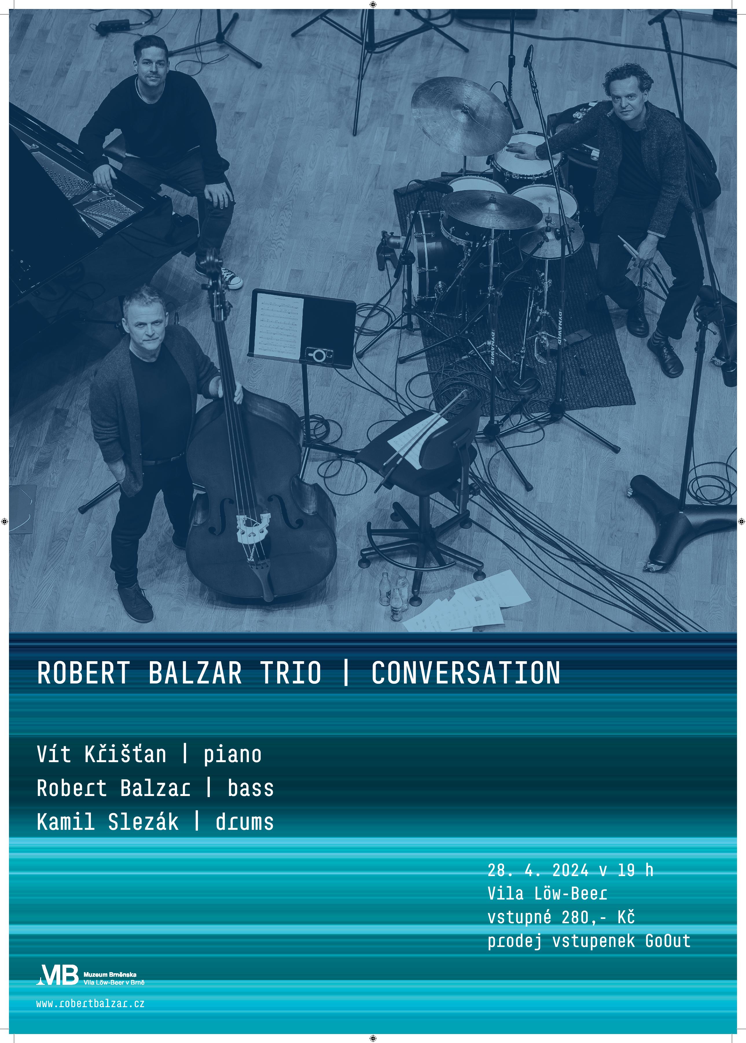 koncert ve vile plakát Robert Balzar Trio page 001